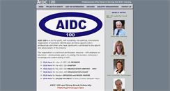 Desktop Screenshot of aidc100.org